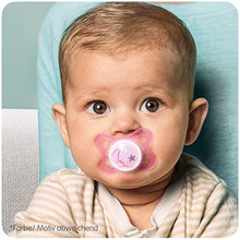Carica l'immagine nel visualizzatore di Gallery, MAM 523322 - Ciuccio "Night" in silicone per bambine da 0 a 6 mesi, Rossa - Ilgrandebazar