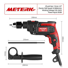 Carica l'immagine nel visualizzatore di Gallery, Trapano elettrico, Meterk 850w 3000 RPM a Percussione, martello e... - Ilgrandebazar