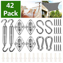 Carica l'immagine nel visualizzatore di Gallery, Emooqi Kit di Fissaggio e Installazione, 42 Pezzi Heavy Duty Tenda
