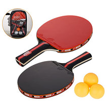 Carica l'immagine nel visualizzatore di Gallery, Amaza Set da Ping Pong Professionale con Borsa per Il Trasporto Rosso
