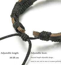 Carica l'immagine nel visualizzatore di Gallery, BESTEEL 6 Pezzi Pelle Bracciali Albero della Vita per A. Della - Ilgrandebazar