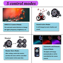 Carica l'immagine nel visualizzatore di Gallery, Par LED,UKing 36x1W DMX512 RGB LED Luci Palco con Suono Attivato e... - Ilgrandebazar