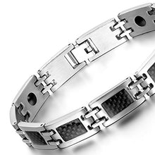 Carica l'immagine nel visualizzatore di Gallery, OIDEA Bracciale Braccialetto per Uomo in Acciaio Inox con... - Ilgrandebazar