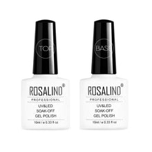 Carica l'immagine nel visualizzatore di Gallery, ROSALIND Smalto Semipermanente Base e Top Coat 10ml Smalti e - Ilgrandebazar