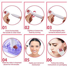Carica l'immagine nel visualizzatore di Gallery, Xtrabeauty 3 in 1 Titanium Derma roller- 3 separato sostituibile 3-in-1 White