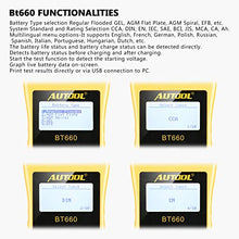Carica l'immagine nel visualizzatore di Gallery, Autool BT-660 Tester diagnostico dello stato della batteria / avviamento e... - Ilgrandebazar