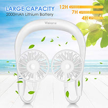 Carica l'immagine nel visualizzatore di Gallery, Ventilatore Portatile Personale,Ventilatore Indossabile da Bianca
