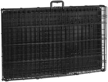 Carica l'immagine nel visualizzatore di Gallery, AmazonBasics - Gabbia in metallo pieghevole per cani, Portiera Doppia, 91 cm - Ilgrandebazar