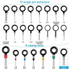 Carica l'immagine nel visualizzatore di Gallery, Crazepony-UK Terminal Removal Tool Kit for Car, 41 Pieces Wire Connector Pin...