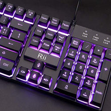 Carica l'immagine nel visualizzatore di Gallery, Rii Gaming RK101 (Layout Italiano) - Set Tastiera e Mouse da Gioco,...