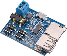 Carica l'immagine nel visualizzatore di Gallery, HiLetgo 2pcs TF Card U Disk Play MP3 Decoder Player Module with Audio...