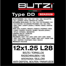 Carica l'immagine nel visualizzatore di Gallery, SUMEX bza2528 Set di 4 Viti Sicurezza, DD