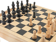Carica l'immagine nel visualizzatore di Gallery, Teorema 40500 - Dama, Scacchi e Tria, Legno