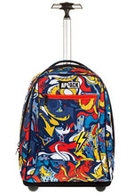 Carica l'immagine nel visualizzatore di Gallery, Big Trolley Appack Hashtag, 35 Lt, Rosso, Sistema 2in1 Zaino con Rosso