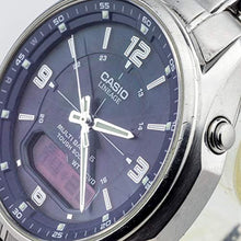 Carica l'immagine nel visualizzatore di Gallery, Casio WAVE CEPTOR Orologio con Ricezione Segnale Radio e Funzione Solare, Blu - Ilgrandebazar