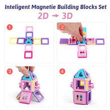 Carica l'immagine nel visualizzatore di Gallery, nicknack Magnetico Costruzione Blocchi Bambini 132 Pezzi Giocattoli...