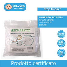 Carica l'immagine nel visualizzatore di Gallery, [12 Pezzi] Bambino Chiusure di Sicurezza Armadio, Fascia Morbida 12p.chiusure