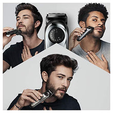 Carica l'immagine nel visualizzatore di Gallery, Braun BT7240 Regolabarba Uomo, Rifinitore, Nero/Grigio Metallizzato