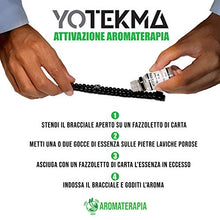 Carica l'immagine nel visualizzatore di Gallery, Yotekma Bracciale Uomo Essenza Aromaterapia Vera Pelle Naturale, Pietra... - Ilgrandebazar