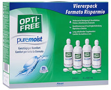 Carica l'immagine nel visualizzatore di Gallery, OPTI-Free PureMoist Detergente per lenti a contatto Systempack (4 x 300 ml) - Ilgrandebazar
