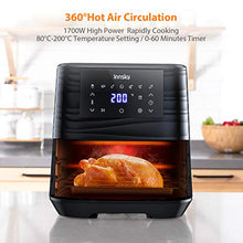Carica l'immagine nel visualizzatore di Gallery, Innsky 5.5L Friggitrice ad Aria in acciaio inossidabile, 1700W Friggitrice... - Ilgrandebazar