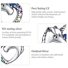 Carica l'immagine nel visualizzatore di Gallery, Qings Orecchini Unicorno 925 Sterline D'argento Abbaglianti...