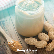 Carica l'immagine nel visualizzatore di Gallery, Body Attack Peanut Butter Natural 30% Protein Sugar &amp; Fat Free Crunchy 1 kg