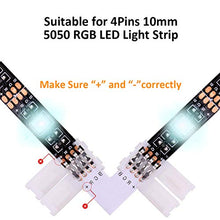 Carica l'immagine nel visualizzatore di Gallery, REDTRON Connettore Striscia LED,10mm RGB il connettore LED include 10x L...