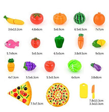 Carica l'immagine nel visualizzatore di Gallery, NIWWIN 24 PCS Gioca Set di Cibo per Bambini Tagliere in plastica Pizza e...