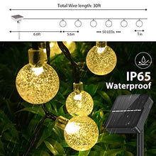 Carica l'immagine nel visualizzatore di Gallery, Catena Luminosa Esterno Solare, Aerb Aggiornato 50 LEDs 30ft Luci da...