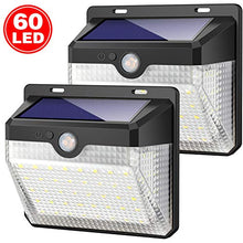 Carica l'immagine nel visualizzatore di Gallery, Luce Solare Esterno, Kilponen 60 LED Lampada con Sensore di 2 Pezzi - Ilgrandebazar