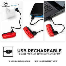 Carica l'immagine nel visualizzatore di Gallery, GuardG3X Luce Posteriore USB Ricaricabile per Bicicletta by Apace, 6 Potenti...