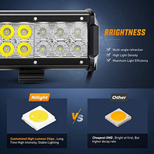 Carica l'immagine nel visualizzatore di Gallery, Nilight LED 20 pollici 126w Lampada da lavoro a Spot combinato...