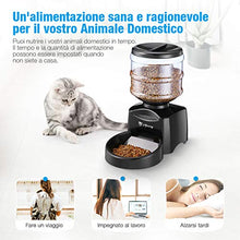 Carica l'immagine nel visualizzatore di Gallery, isYoung Alimentatore Automatico 5.5 L Alimenti per Animali Domestici Cani e...