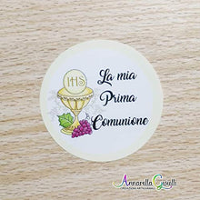 Carica l'immagine nel visualizzatore di Gallery, 20 pezzi Adesivi tondi Prima Comunione, 40 millimetri, etichette cresima,... - Ilgrandebazar