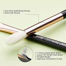Carica l'immagine nel visualizzatore di Gallery, Jessup 15Pz Pennelli Trucco Professionale Set Occhi Pennello Ombretto...