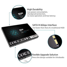 Carica l'immagine nel visualizzatore di Gallery, Silicon Power SSD 512GB 3D NAND A55 SLC Cache Performance Boost 2.5 Pollici...