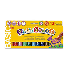 Carica l'immagine nel visualizzatore di Gallery, Playcolor 10731 Tempere Solide, Confezione da 12 pezzi con colori diversi - Ilgrandebazar