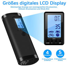 Carica l'immagine nel visualizzatore di Gallery, VEEAPE - Pompa elettrica digitale per pneumatici con batteria da 2000 mAh,...