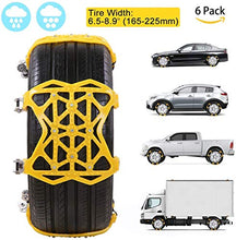 Carica l'immagine nel visualizzatore di Gallery, Yuanj Catene da Neve, Antiscivolo per Automobile SUV Universale 6 Pack - Ilgrandebazar