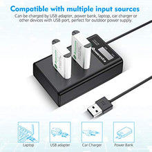 Carica l'immagine nel visualizzatore di Gallery, Powerextra - Set di 2 batterie ricambio NP-BX1 e caricabatterie doppio...