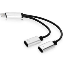 Carica l'immagine nel visualizzatore di Gallery, Rovtop 2 in 1 Adattatore Cuffie Ricarica, per 7/ 7Plus, 8/ 8Plus, X, può... - Ilgrandebazar