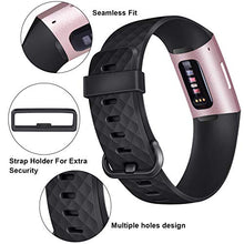 Carica l'immagine nel visualizzatore di Gallery, AK Cinturino per Fitbit Charge 3 Edizione Speciale S, 01 nero