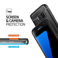 Carica l'immagine nel visualizzatore di Gallery, Spigen 555CS20007, Custodia protettiva in TPU con design fibra di carbonio... - Ilgrandebazar