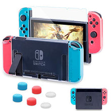 Carica l'immagine nel visualizzatore di Gallery, HEYSTOP Custodia per Nintendo Switch, Cover Protettiva TPU-Trasparente