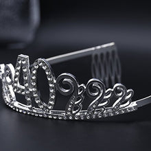 Carica l'immagine nel visualizzatore di Gallery, Rhinestone di cristallo Tiara compleanno Princess Crowns Pettini per... - Ilgrandebazar