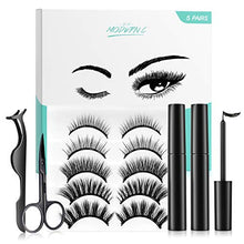 Carica l'immagine nel visualizzatore di Gallery, Ciglia Magnetiche Eyeliner, Kit Finte Magnetiche, Eyeliner...