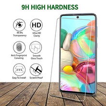 Carica l'immagine nel visualizzatore di Gallery, QHOHQ Compatibile Pellicola Protettiva per Samsung Galaxy A71,Samsung 2 Pezzi