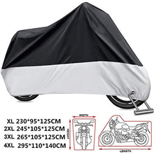 Carica l'immagine nel visualizzatore di Gallery, KOKOMALL Telo Coprimoto Impermeabile 210D Copri Moto Copertura per 4XL - Ilgrandebazar