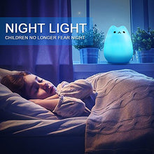Carica l'immagine nel visualizzatore di Gallery, Luce Notturna LED , Omitium lampada per i bambini gatto di ricarica... - Ilgrandebazar